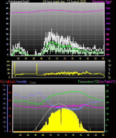24 Hour Graph for Day 12